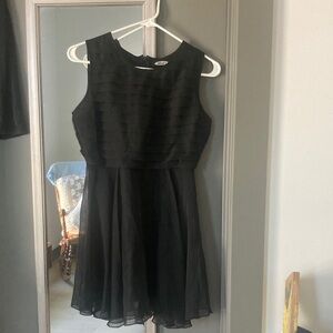 Elegant Black Sleeveless woman’s Dress